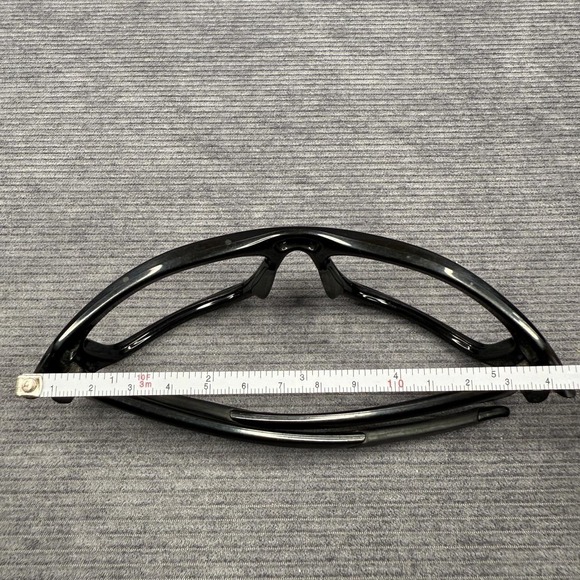 Oakley Valve Sunglasses Frames Polished Black 12-837 60-16 133 Mens Sport Wrap - Picture 15 of 15